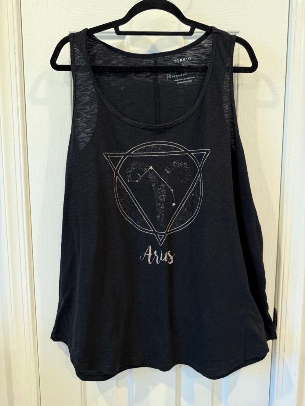 torrid Black Aries Constellation Graphic Tank